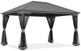 Fém pavilon Szardínia 4x4 Garden Point antracit