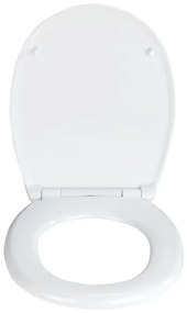 WENKO 24571100-WC VORNO NEO WC-ülőke 46x37 cm fehér/ezüst