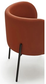 Narancssárga műbőr fotel Mogi - Teulat