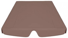 barna csere ponyva kerti hintaágyhoz 150/130 x 105/70 cm