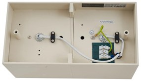 Modern fali spot lámpa bézs G9 állítható 2-fényes - Box