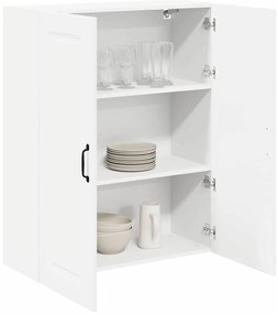 Fali konyhaszekrény polcokkal Fehér 80 x 31 x 100 cm Faanyag