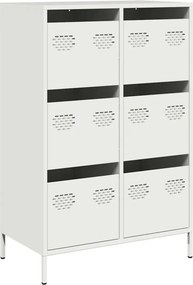 vidaXL fehér acél magasszekrény 68 x 39 x 101,5 cm