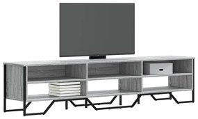 szürke sonoma színű szerelt fa TV-szekrény 180 x 34 x 41 cm