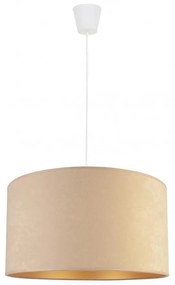 Duolla - Csillár zsinóron ROLLER 1xE27/40W/230V átm. 40 cm bézs