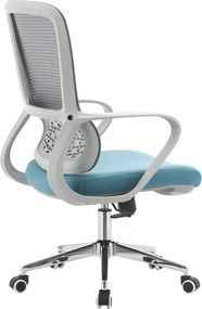 Irodai szék, szürke/kék, FOSTER TYP 2