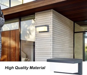 Brilagi -LED RGBW Kültéri fali lámpatest BRICKY 1xE27/15W/230V antracit IP54