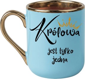 Elegáns bögre „a királynő csak egy van” 330 Világos Kék