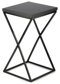 LOFT virágtartó állvány 40x24 cm fekete