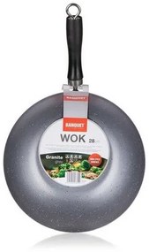 Banquet WOK serpenyő GRANITE Brown, 28 cm