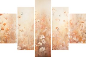 Kép - Vadvirágok mintája (150x105 cm)