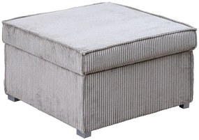 Bézs SMART COSARO tárolós puff, 65x65 cm