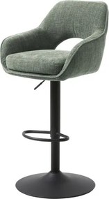 Unique-Furniture Cowley bár szék zöld sima szövet 55050005