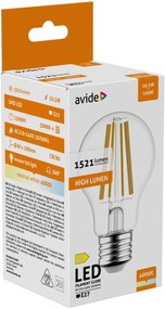 Avide LED Filament Globe 10.5W E27 A60 NW 4000K High Lumen