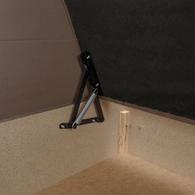 Heverő tárolóhellyel, barna Taupe, AURIA UNI