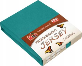 Gumis jersey lepedő 70x140 türkiz sötét 016 Karo