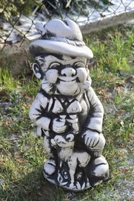 Törpe,lámpa,kertbe,beton figurák,figurák. 33cm