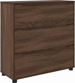 vidaXL Tárolószekrény Barna Tölgy 80 x 31 x 81 cm Faanyag