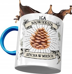 Kék Bögre Igi Feleség Barátnő Nyomtatott Fotóval