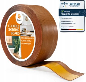 Pvc öntapadós szegélyléc 50x20 rusztikus tölgy 25m| rugalmas