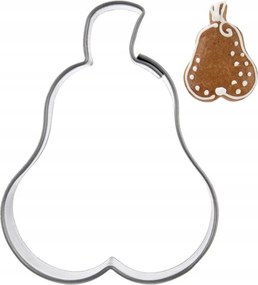 Lyukasztó Mézeskalács Keksz Forma Rozsdamentes Acél Körte