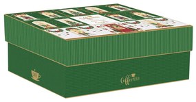 Karácsonyi porcelán csésze + alj 240 ml 2 személyes díszdobozban Festive Avenue