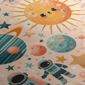 Kép - Darabok az űrből (120x50 cm)