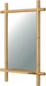 Falitükör, bambusz, natúr, AZR-B027
