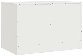 fehér acél TV-szekrény 67 x 39 x 44 cm