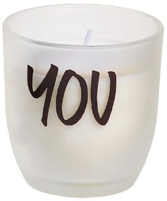 SPAAS Gyertya üvegben felirattal - YOU