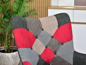 Fotel Nutri (patchwork + fekete). 1110348
