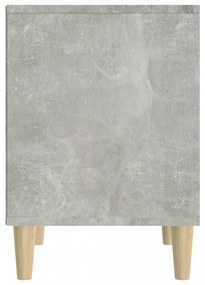 2 db betonszürke éjjeliszekrény 40x35x50 cm
