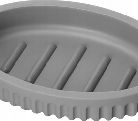 Fürdőszobai Szappantartó Szürke Mintás Függőleges Csíkos 3D Matt Szilárd