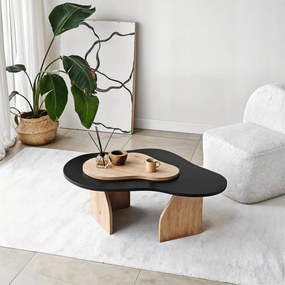 Melted - Black, Sapphire Oak