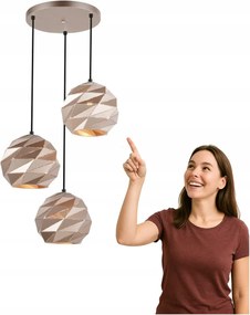 Palermo függőlámpa PND-2424-3S-GD Italux