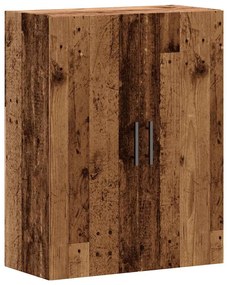 antik fa színű fali szekrény 69,5 x 34 x 90 cm