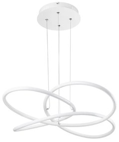 Globo 67201WH-30 - LED Csillár zsinóron PANDA LED/30W/230V