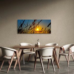 Kép - naplemente a réten (120x50 cm)