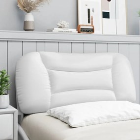 fehér műbőr fejtámla párna 80 cm