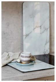 Edzett üveg tűzhely fedőlap szett 2 db-os 30x52 cm Marble – Wenko