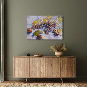 Kép - Vincent van Gogh, Grapes, Lemons, Pears, and Apples, reprodukciók (90x60 cm)