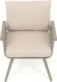 Kerti bútor garnitúra, alumínium, bézs, AZS-S1921 CRM