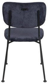 Sötétkék étkezőszék szett 2 db-os Benson – Zuiver