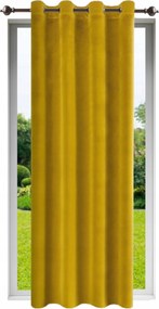 Vélúr függöny 140x230 cm, karikás, sima függöny nappaliba, különböző méretekben