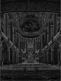 Fotótapéta Barokk templom vinil építészet 184x254 +ragasztó