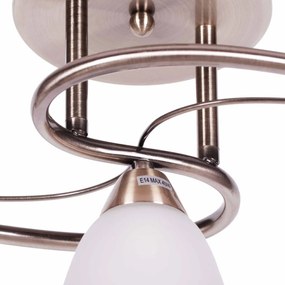 KAJA K-JSL-8090/3 AB SAMIRA Bronz Színű Mennyezeti Lámpa 3xE14 10W IP20