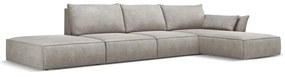 Világosszürke sarokkanapé (jobb oldali) Vanda – Mazzini Sofas