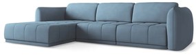 Világoskék sarokkanapé (bal oldali) Hoku – Makamii