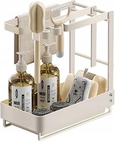 Wikimo Mosogató Szervező, Szivacstartó Csepegtetőtálcával, Fehér