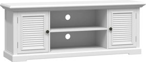vidaXL fehér szerelt fa TV-szekrény 110 x 30 x 41 cm